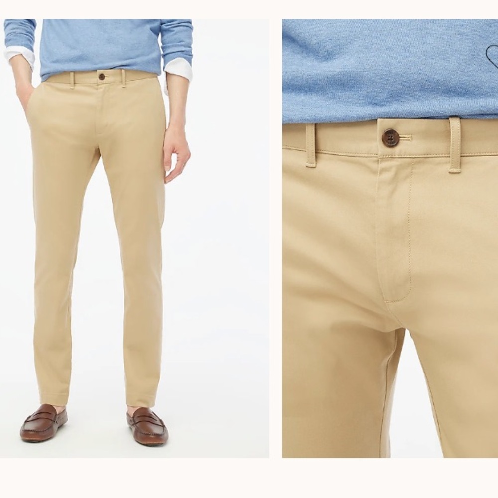 J. Crew Tan Chinos Classic Cotton Twill